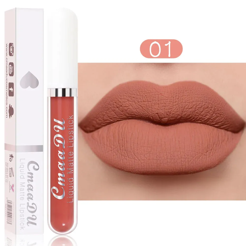 18-Color Waterproof Long-lasting Lip Gloss MK19072