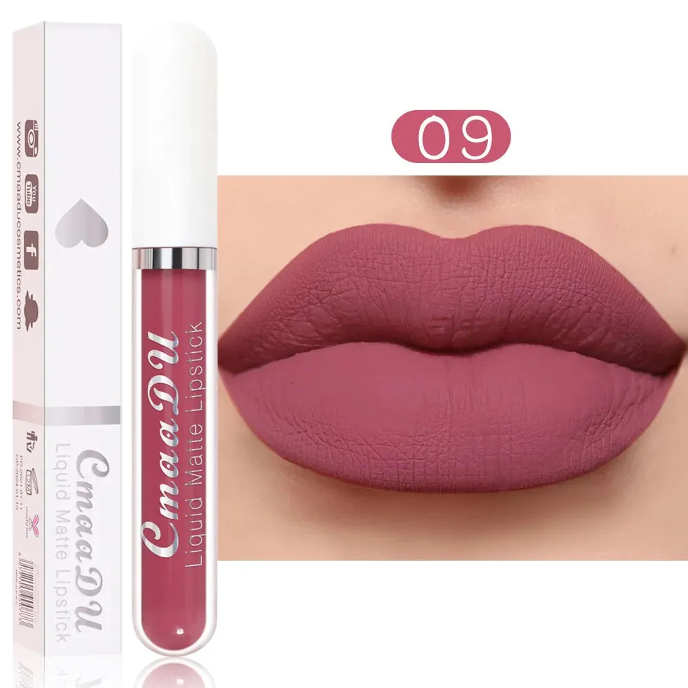 18-Color Waterproof Long-lasting Lip Gloss MK19072