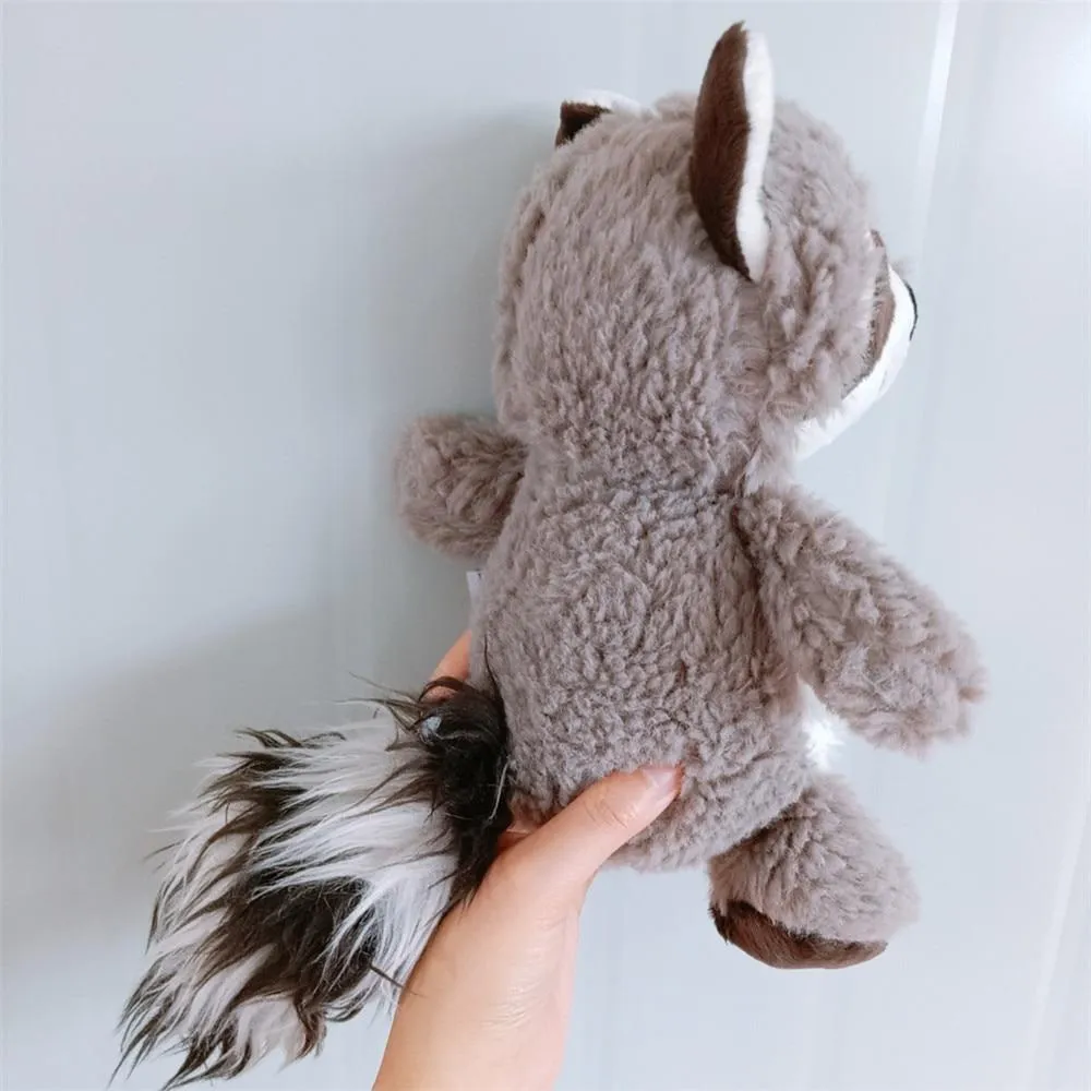 55cm Kawaii Raccoon Plush Toy Lovely Raccoon Cute Soft Stuffed Animals Doll Pillow For Girls Children Kids Baby Birthday Gift