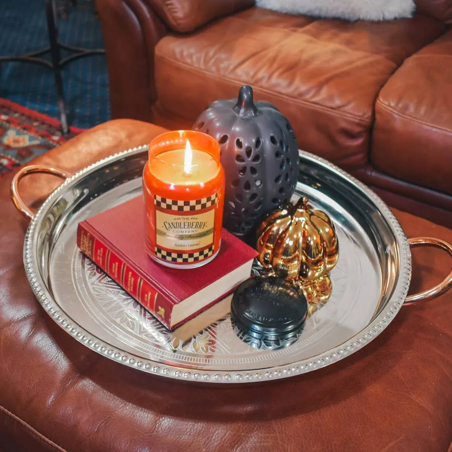 Amber Leaves™, Large Jar Candle