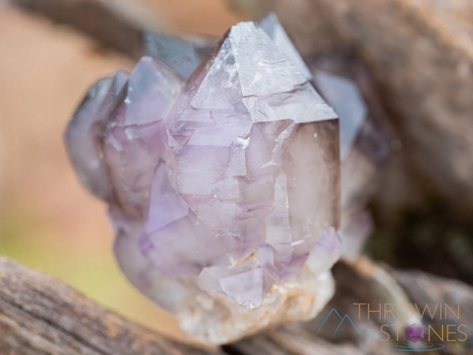 AMETHYST SMOKY QUARTZ Raw Crystal Cluster - Birthstone, Unique Gift, Home Decor, 39898