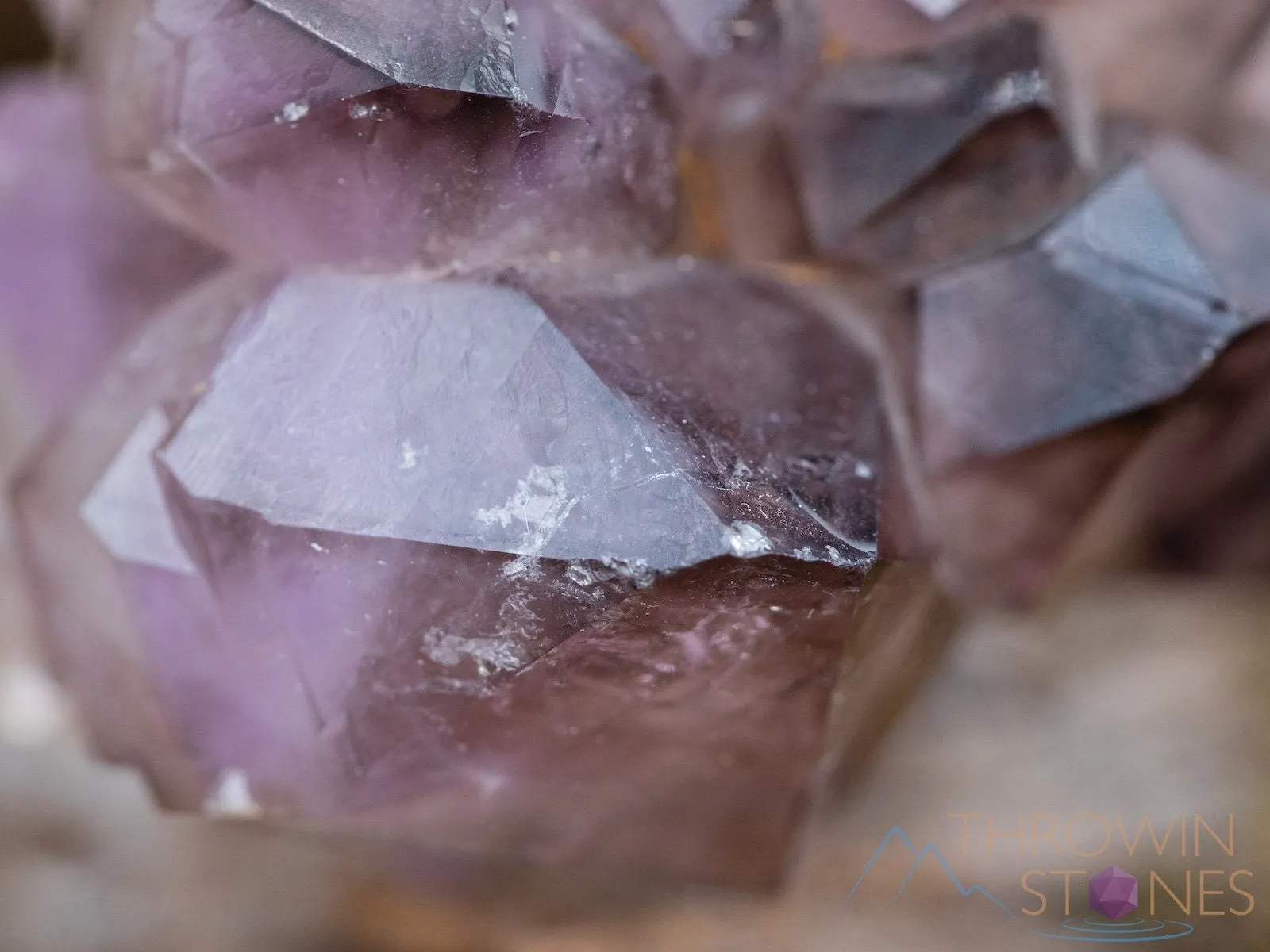 AMETHYST SMOKY QUARTZ Raw Crystal Cluster - Birthstone, Unique Gift, Home Decor, 39898