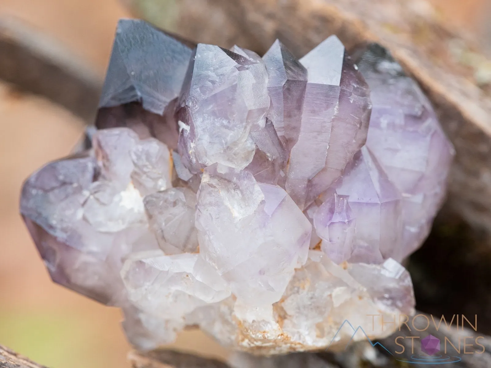 AMETHYST SMOKY QUARTZ Raw Crystal Cluster - Birthstone, Unique Gift, Home Decor, 39898