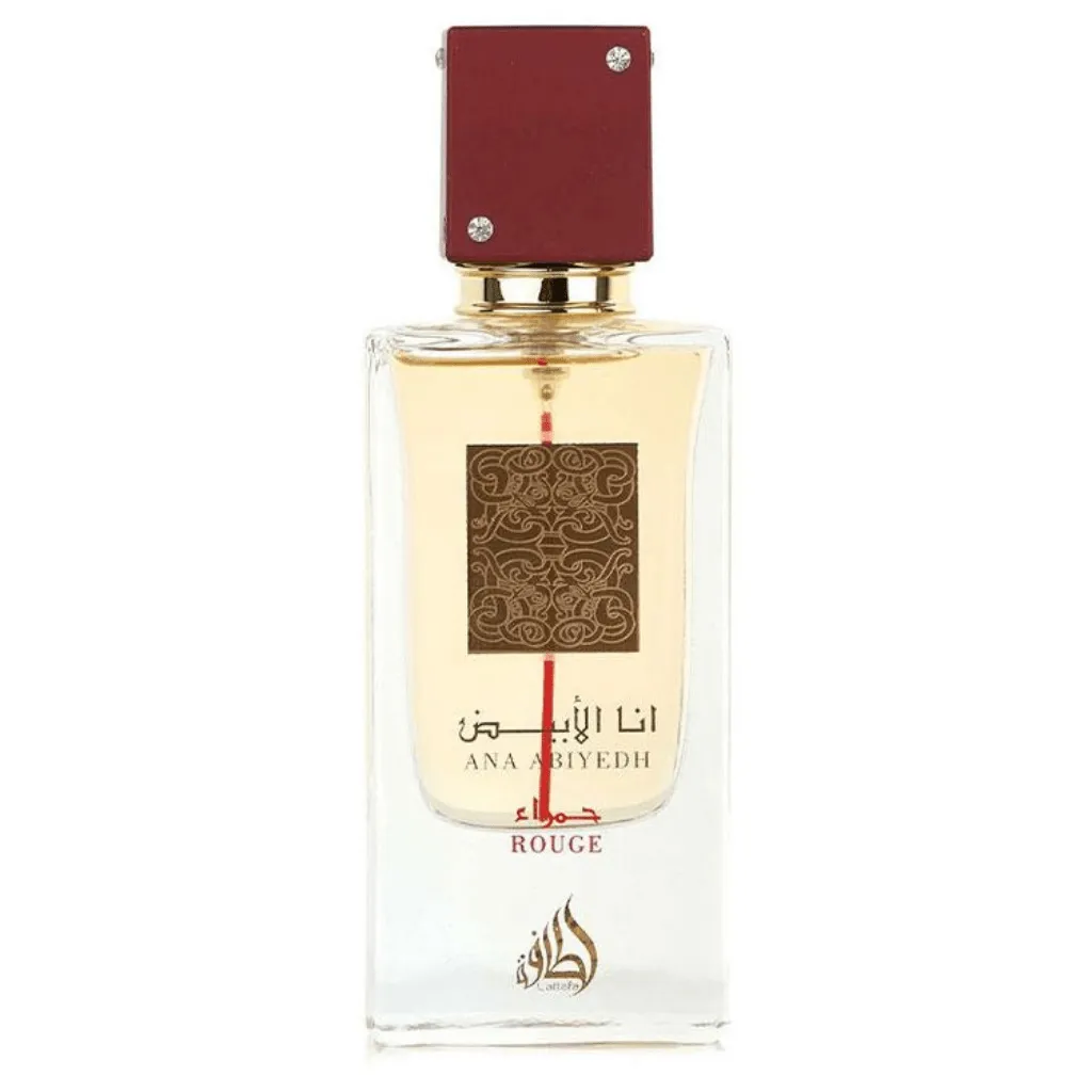 Ana Abiyedh Rouge EDP Perfume - 60ML(2.04 Oz) By Lattafa