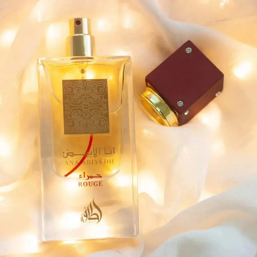 Ana Abiyedh Rouge EDP Perfume - 60ML(2.04 Oz) By Lattafa