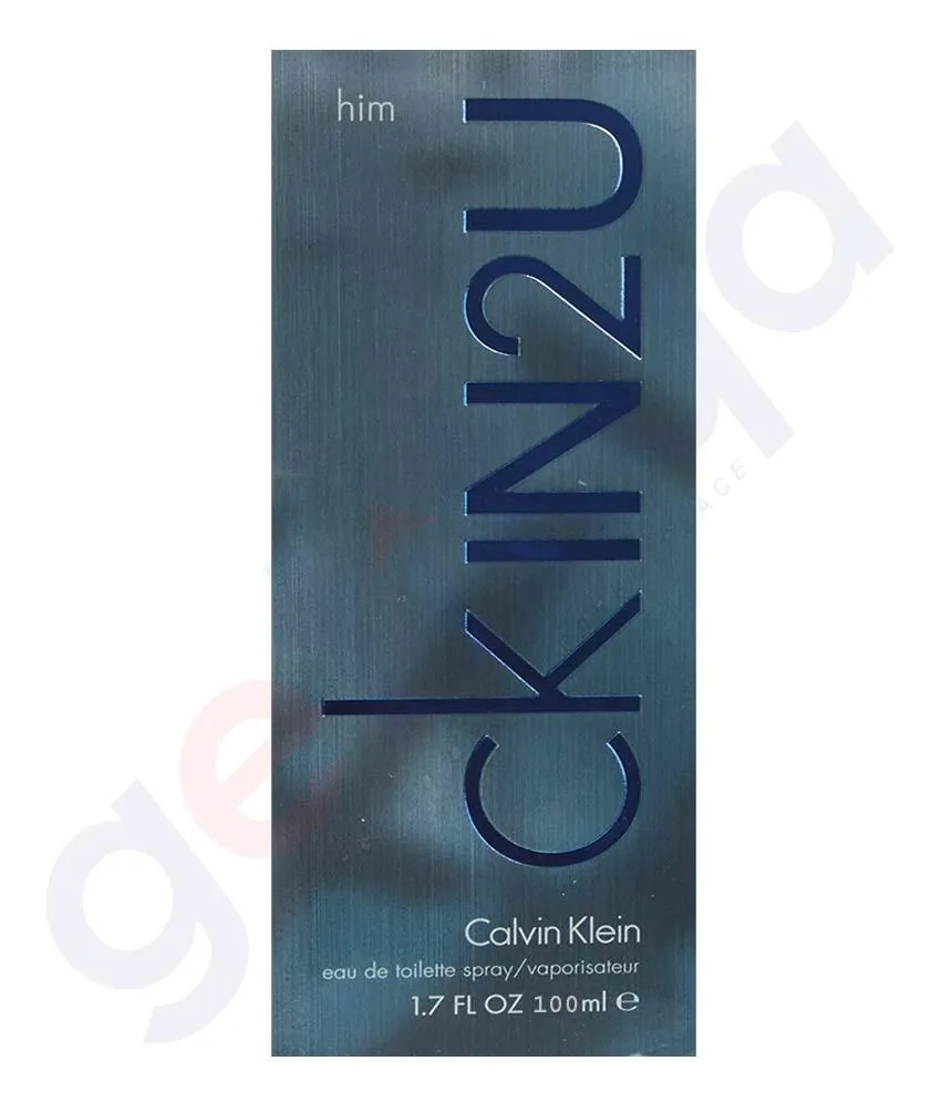 CALVIN KLEIN IN2U EDT 100ML FOR MEN