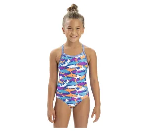 Dolfin Girl's Uglies One Piece-Sharkonator