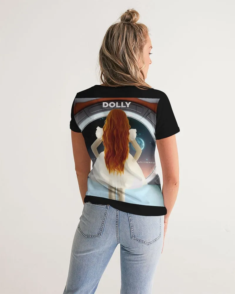 DOLLY UNIVERSE Women's V-Neck Tee