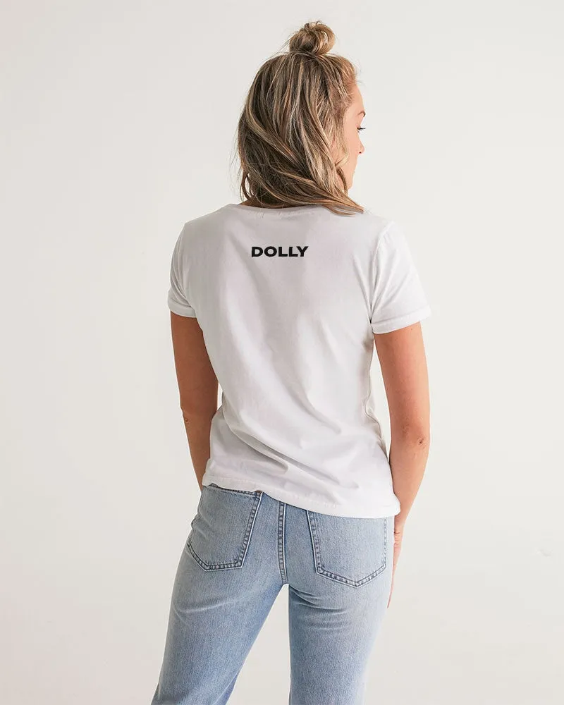 DOLLY WORLD TEXAS MANSION Women's V-Neck Tee