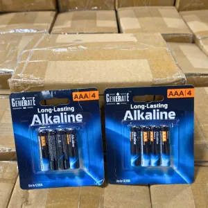 Generate Alkaline Long Lasting AAA4 (96 Pcs Lot)