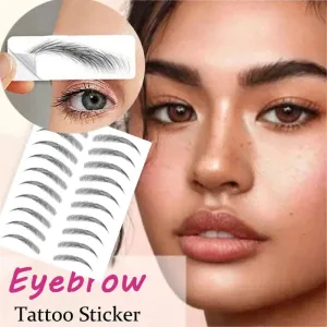 Get Perfect Brows Instantly with Long Lasting Tattoo Stickers!