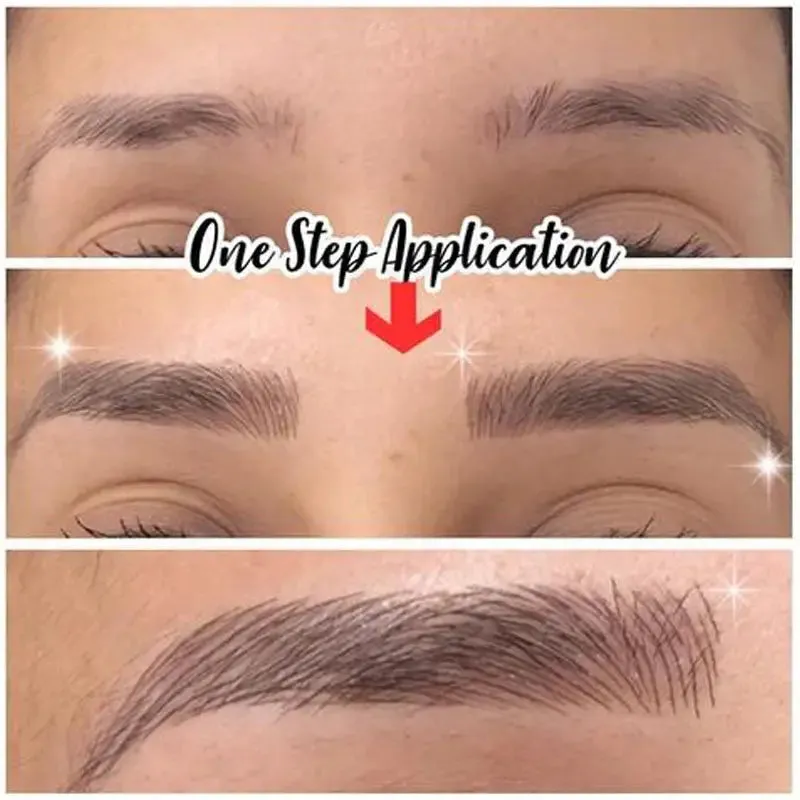 Get Perfect Brows Instantly with Long Lasting Tattoo Stickers!