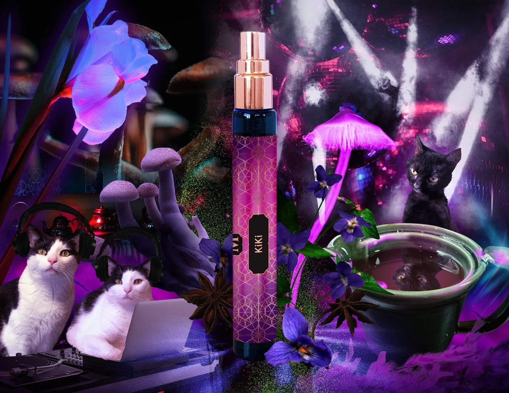 KiKi - Ultra Violet Liquid Music Perfume