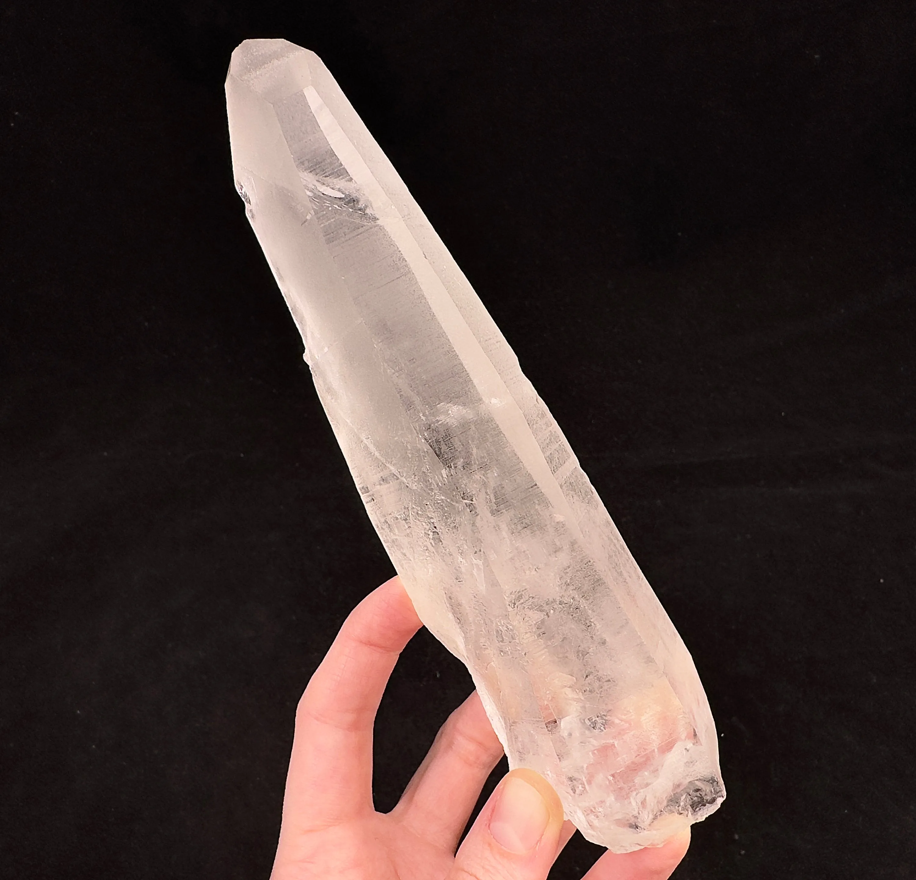 LEMURIAN QUARTZ Crystal Point - Raw Rocks and Minerals, Home Decor, Unique Gift, 53486