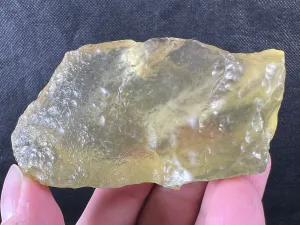 LIBYAN DESERT GLASS, Raw Crystal - Rare, 131.6g - Unique Gift, Home Decor, Raw Crystals and Stones, L1233