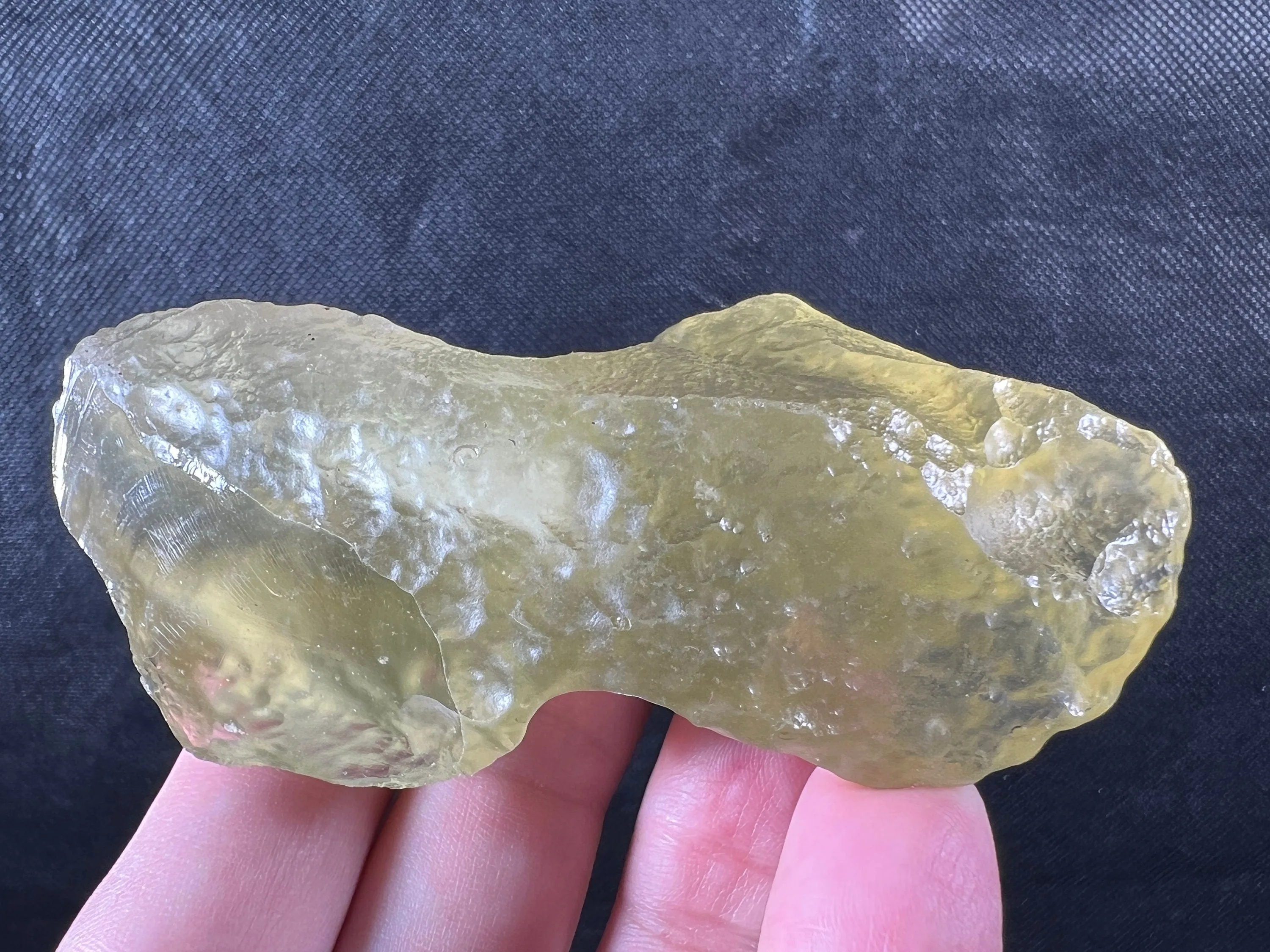 LIBYAN DESERT GLASS, Raw Crystal - Rare, 131.6g - Unique Gift, Home Decor, Raw Crystals and Stones, L1233