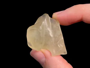 LIBYAN DESERT GLASS, Raw Crystal - Rare, 2A Grade, 14.7g - Unique Gift, Home Decor, Raw Crystals and Stones, 46905