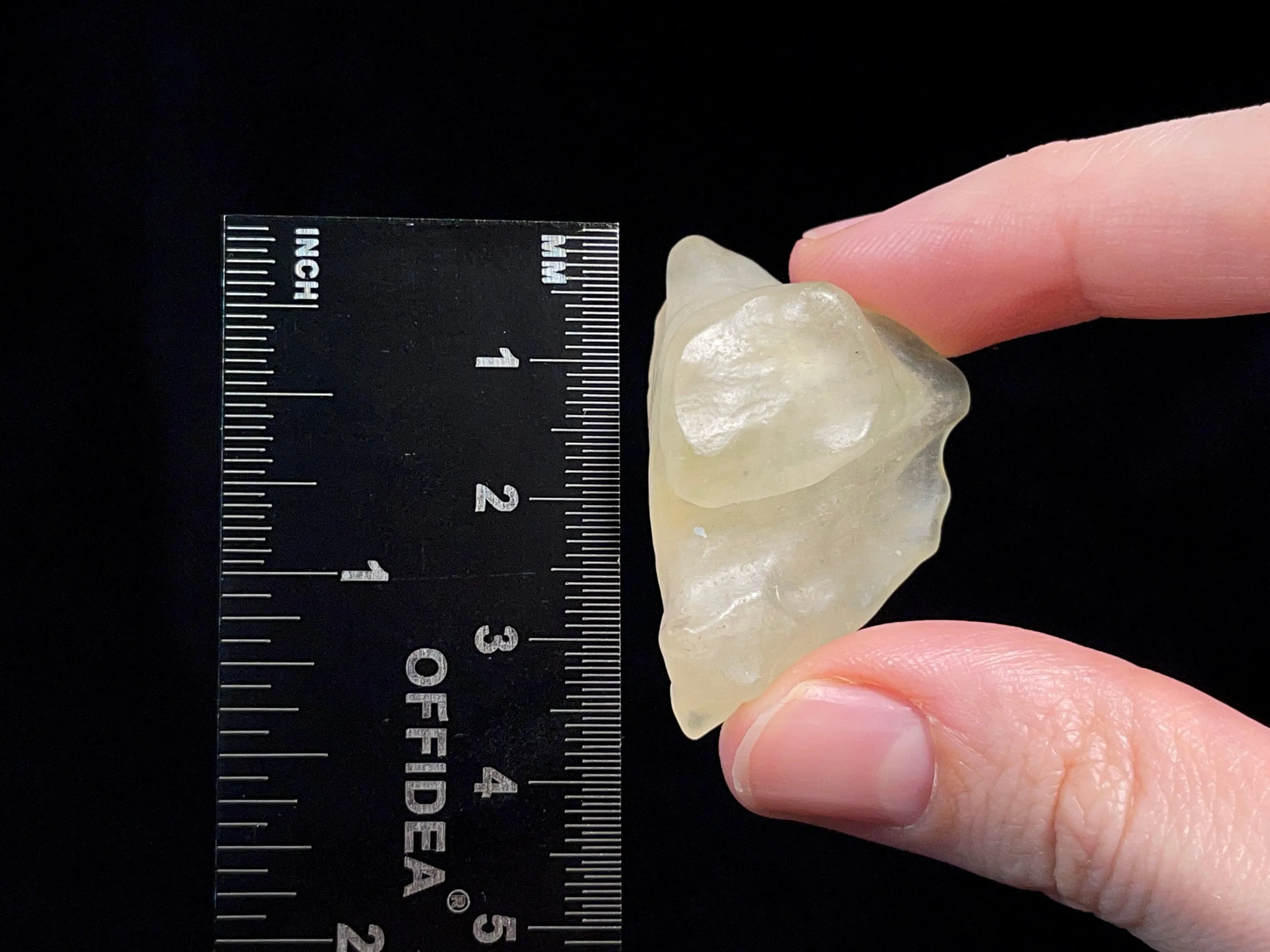 LIBYAN DESERT GLASS, Raw Crystal - Rare, 2A Grade, 14.7g - Unique Gift, Home Decor, Raw Crystals and Stones, 46905