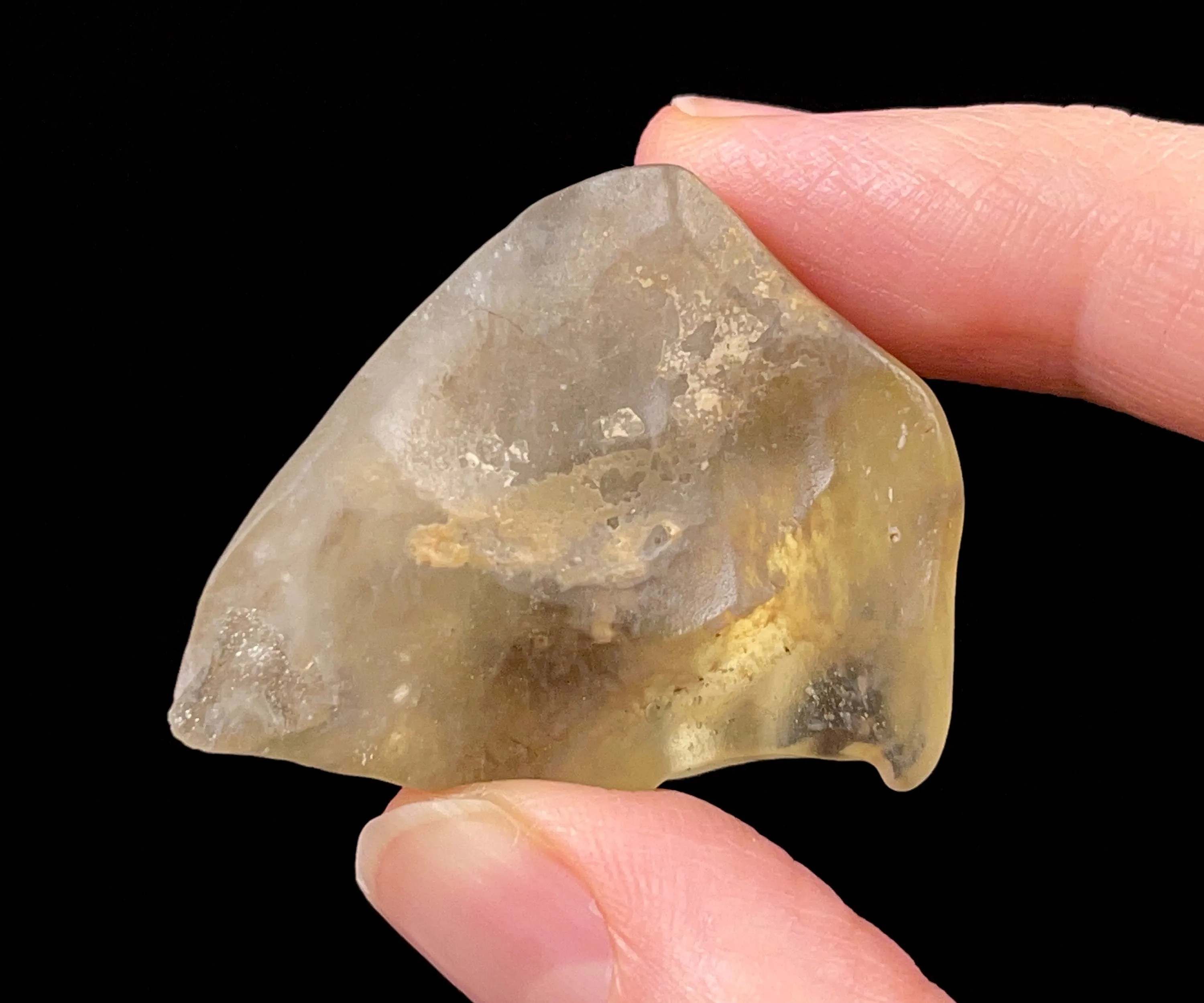 LIBYAN DESERT GLASS, Raw Crystal - Rare, Green - Raw Rocks and Minerals, Unique Gift, Home Decor, 52180