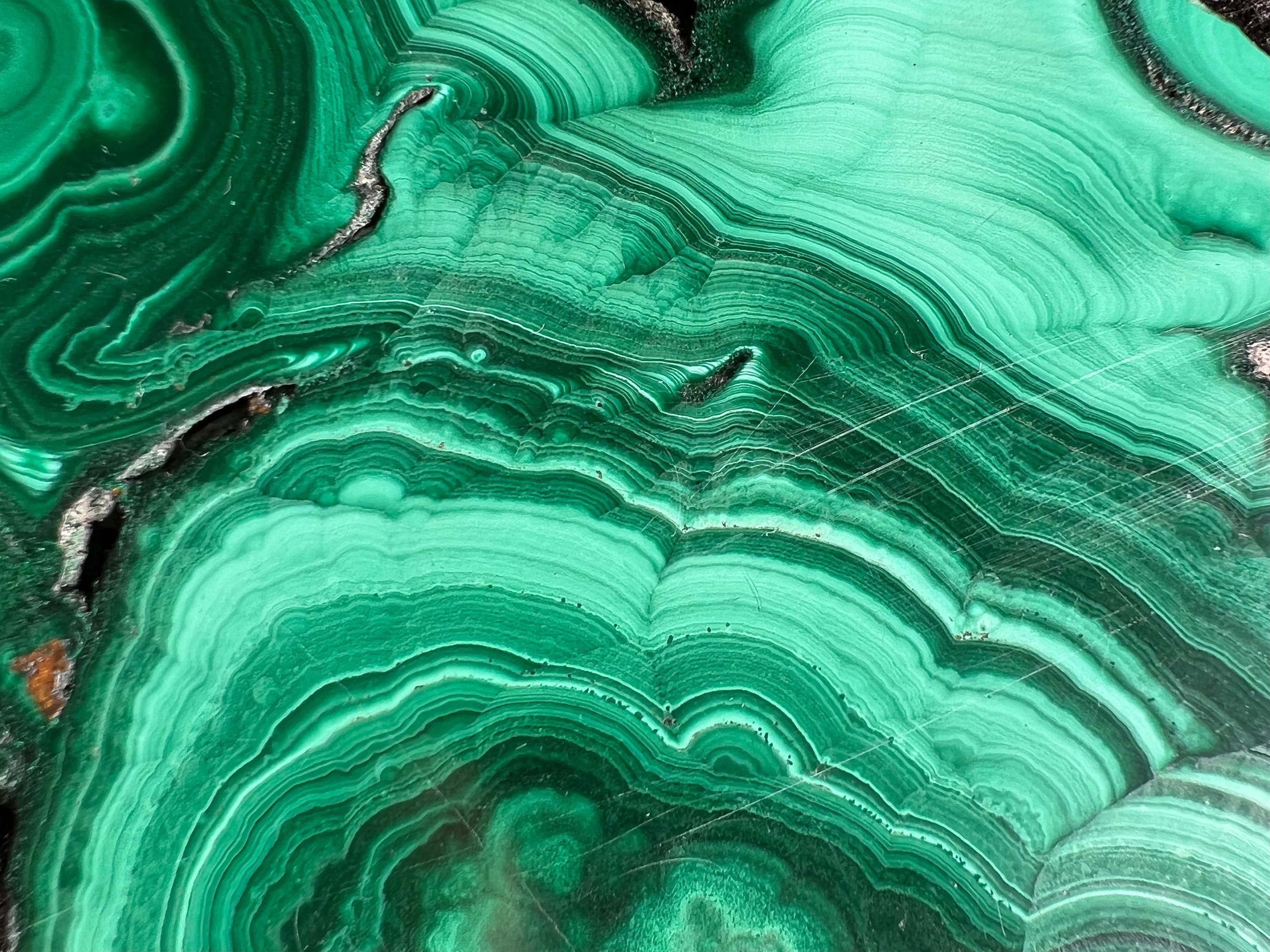 MALACHITE Crystal Slab - Green Malachite Stone, Jewelry Making, Unique Gift, Home Decor, 50411