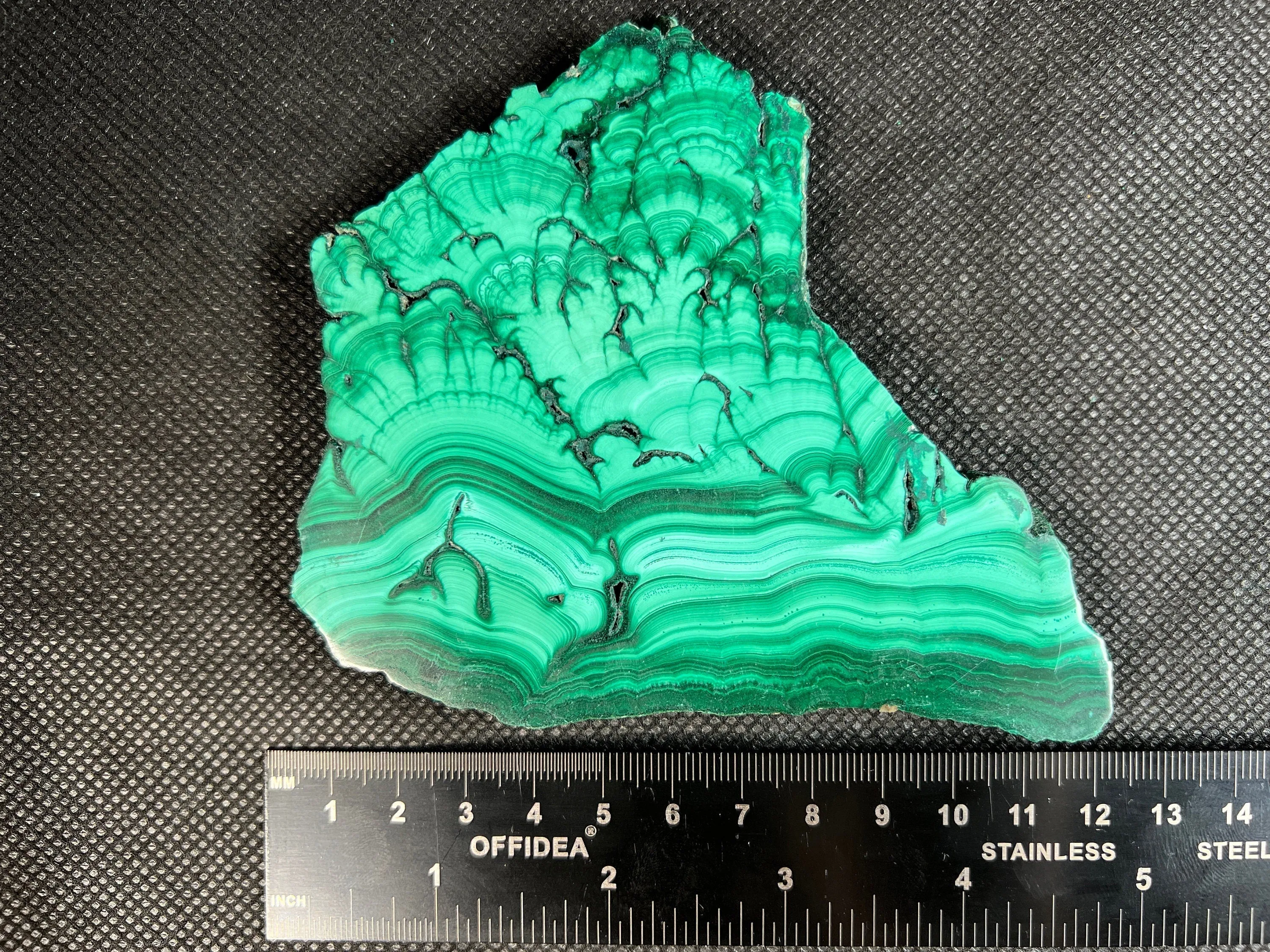 MALACHITE Crystal Slab - Green Malachite Stone, Jewelry Making, Unique Gift, Home Decor, 50423