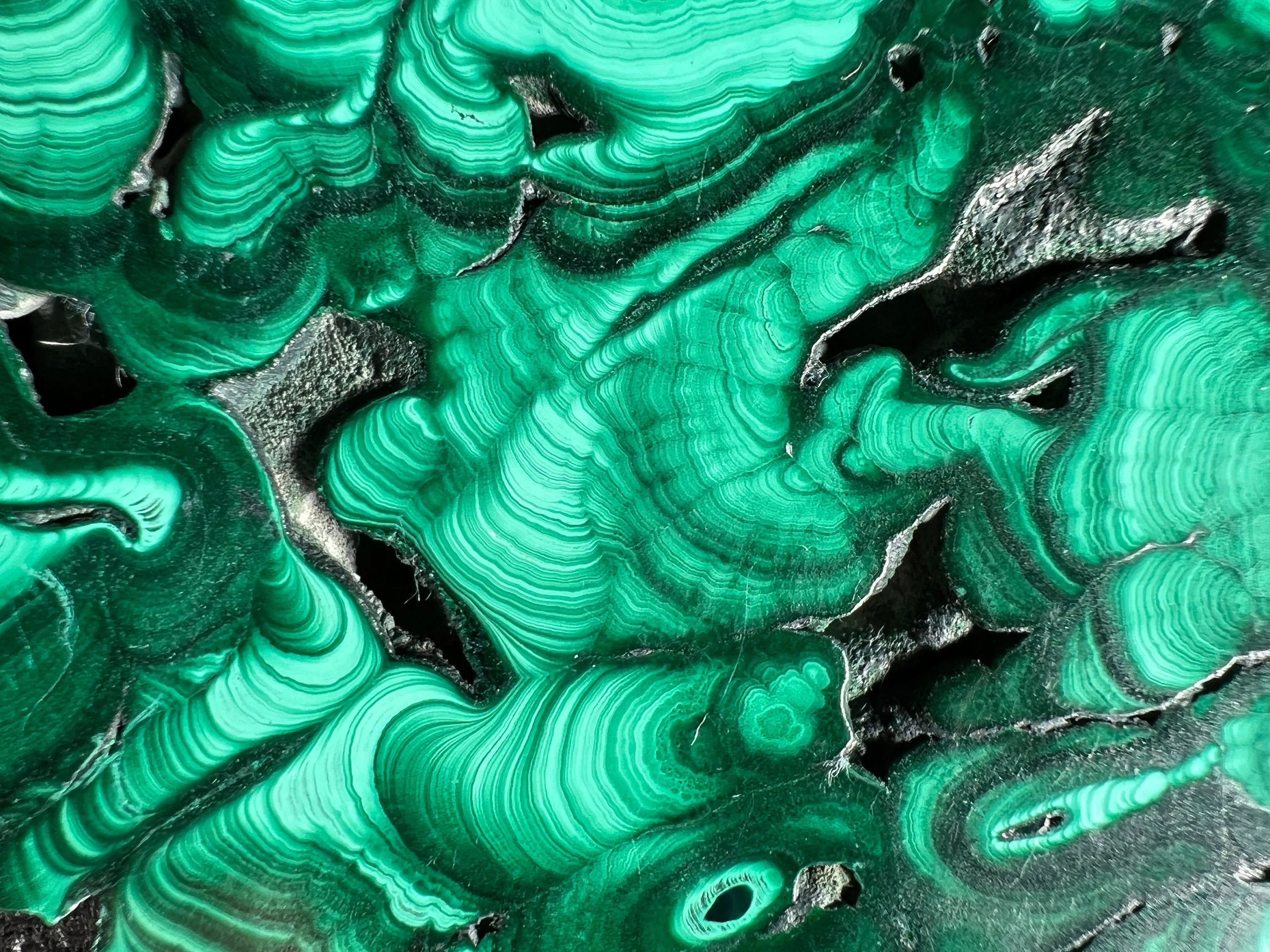 MALACHITE Crystal Slab - Green Malachite Stone, Jewelry Making, Unique Gift, Home Decor, 50437