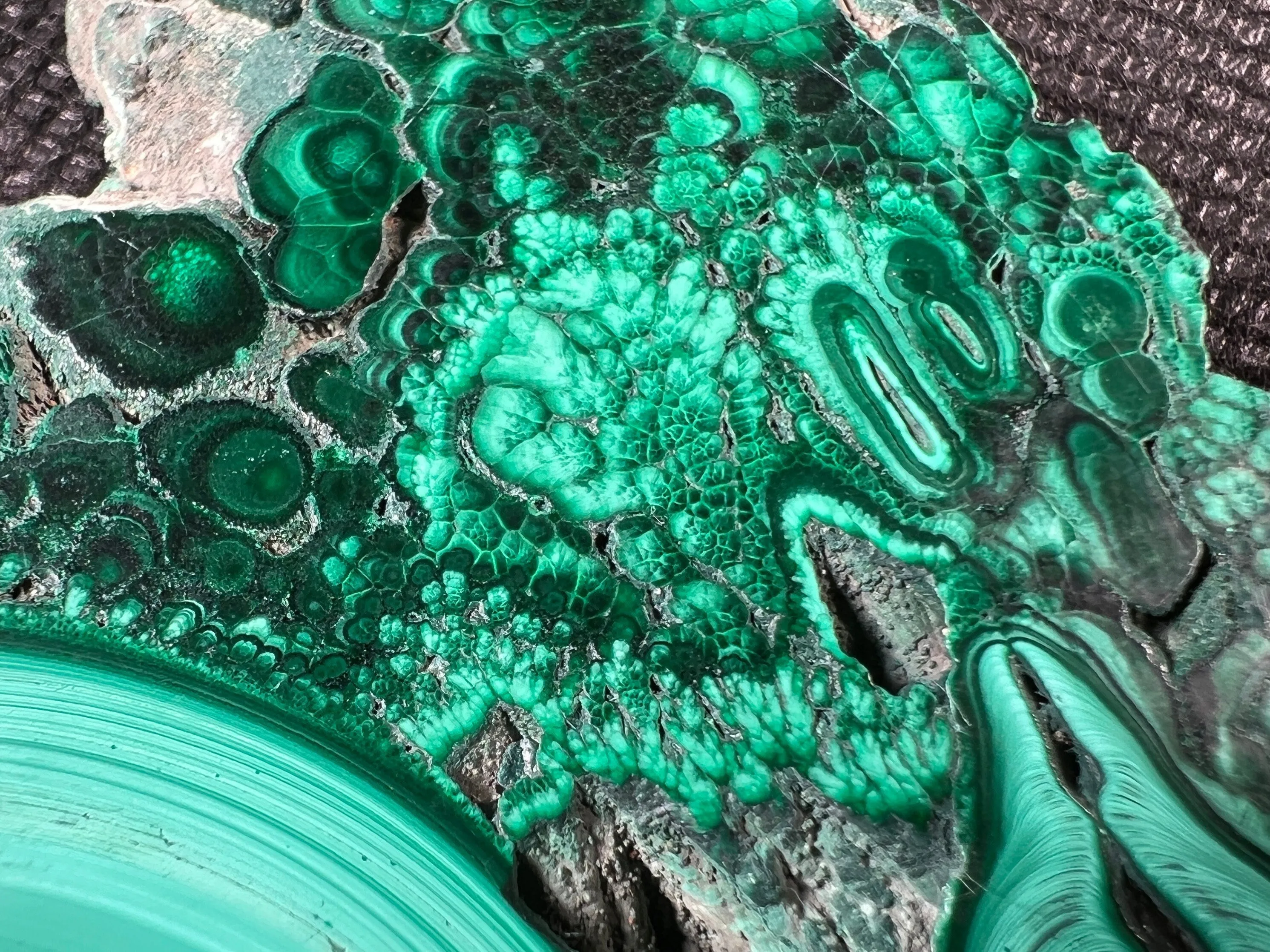 MALACHITE Crystal Slab - Green Malachite Stone, Jewelry Making, Unique Gift, Home Decor, 50445