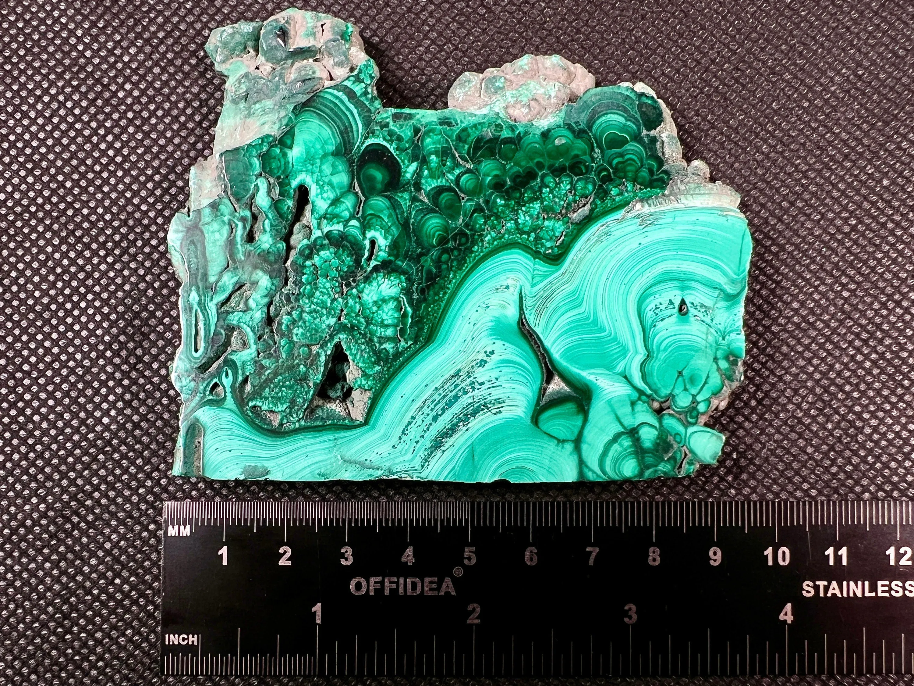 MALACHITE Crystal Slab - Green Malachite Stone, Jewelry Making, Unique Gift, Home Decor, 50445