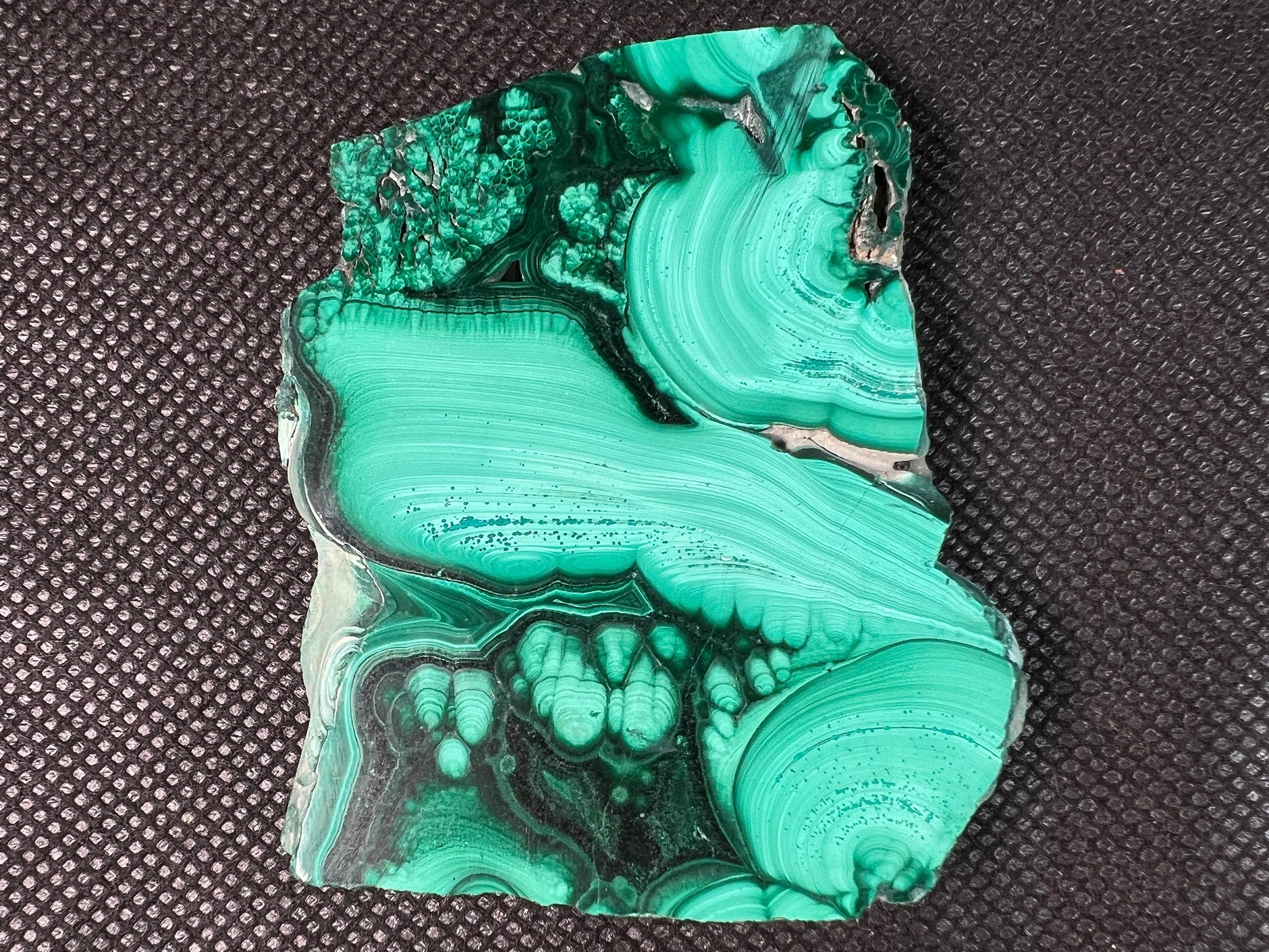 MALACHITE Crystal Slab - Green Malachite Stone, Jewelry Making, Unique Gift, Home Decor, 50473