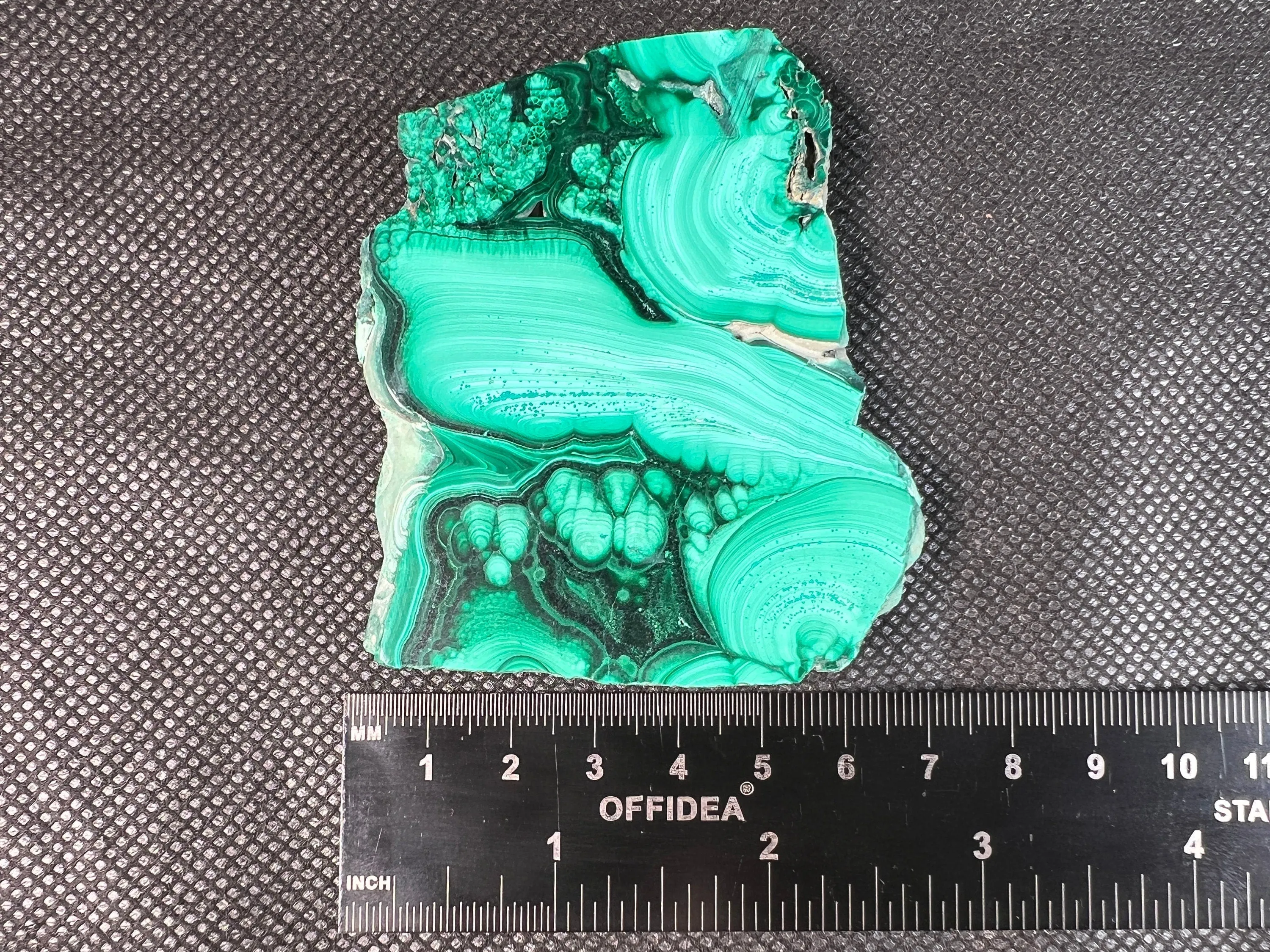 MALACHITE Crystal Slab - Green Malachite Stone, Jewelry Making, Unique Gift, Home Decor, 50473