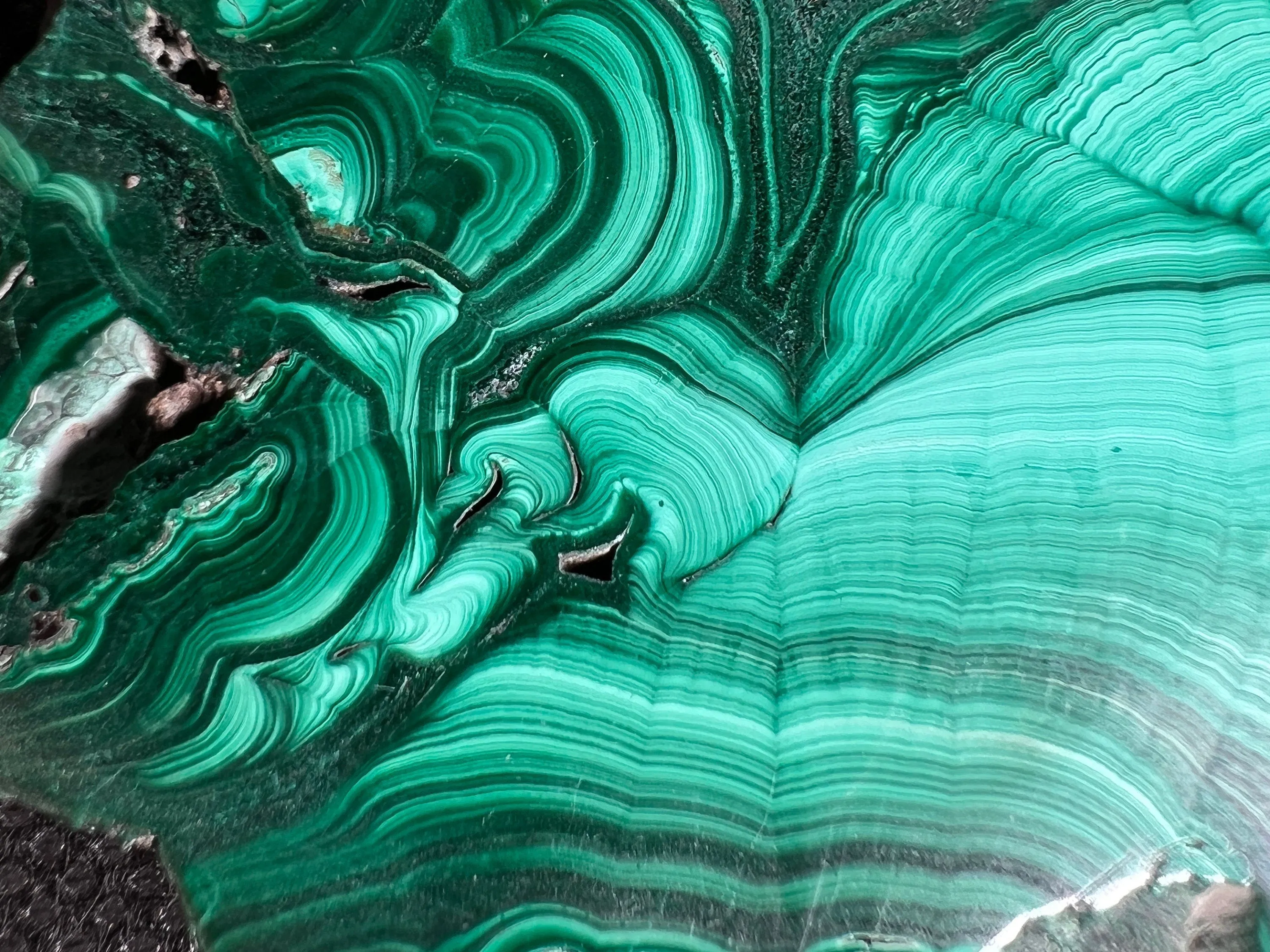 MALACHITE Crystal Slab - Green Malachite Stone, Jewelry Making, Unique Gift, Home Decor, 50477