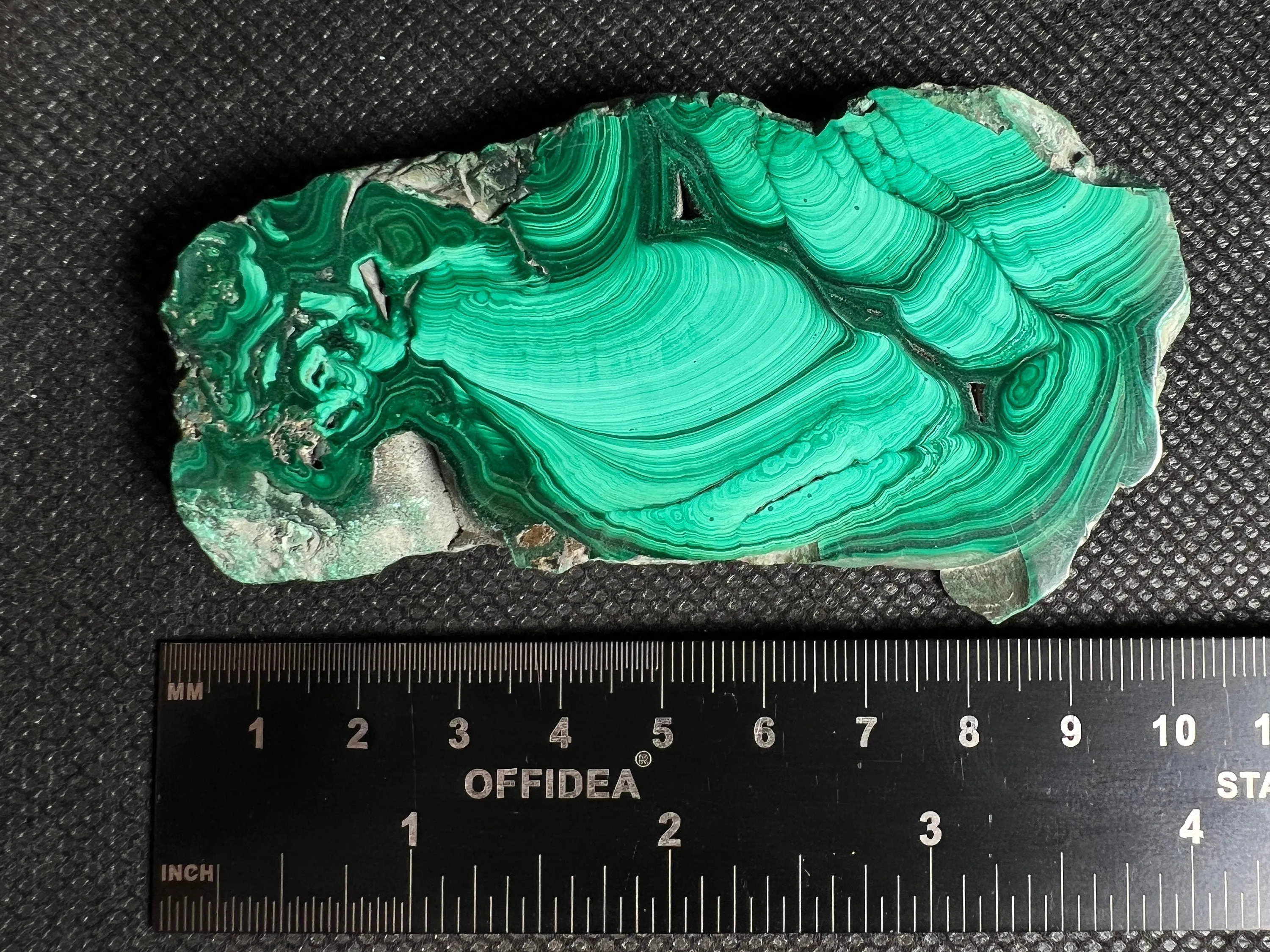 MALACHITE Crystal Slab - Green Malachite Stone, Jewelry Making, Unique Gift, Home Decor, 50477