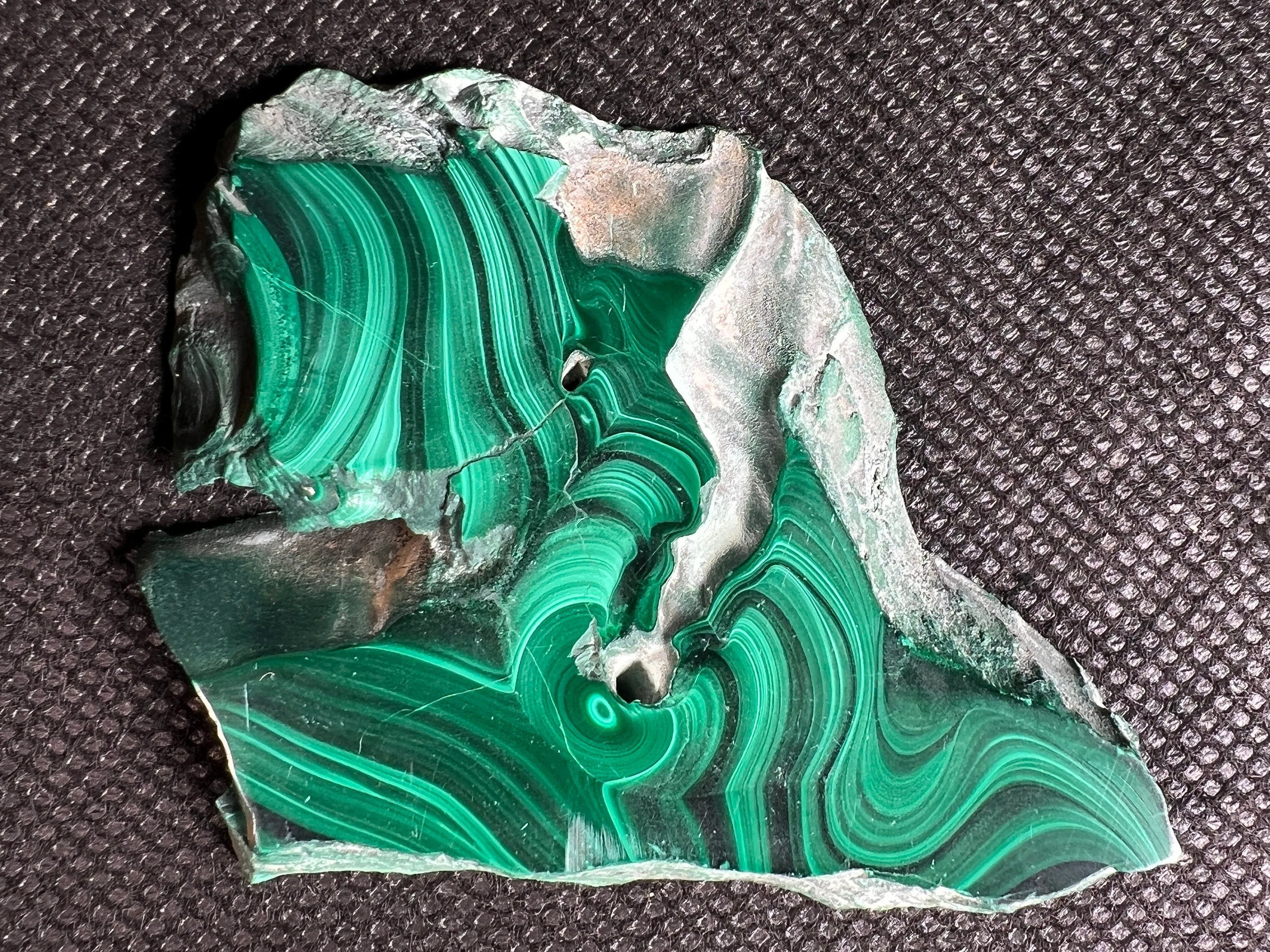 MALACHITE Crystal Slab - Green Malachite Stone, Jewelry Making, Unique Gift, Home Decor, 50496