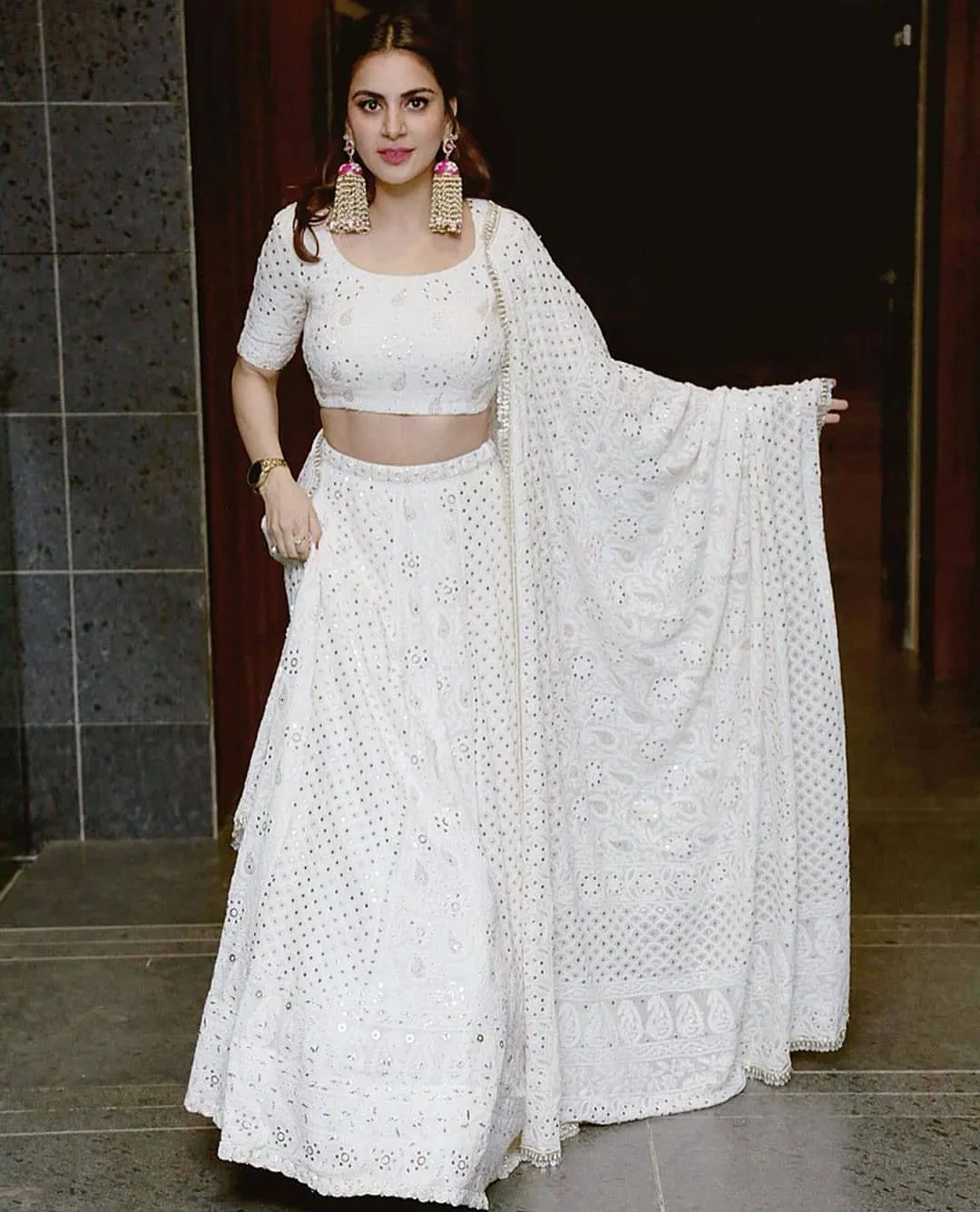 Master Piece Chikankari Lehnga, Dupatta & Blouse