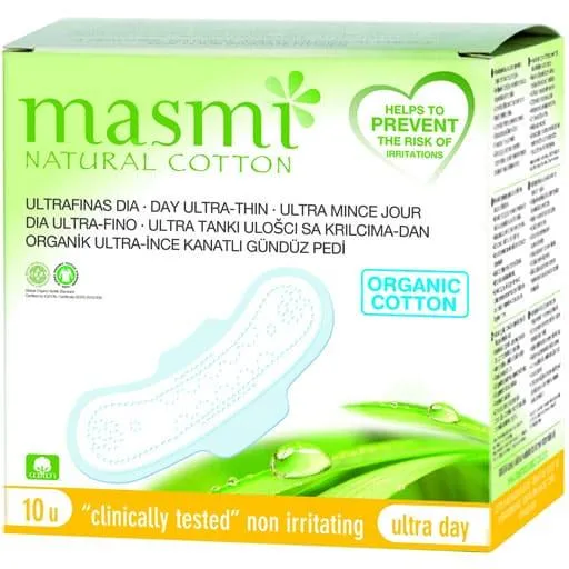 ORGANIC PADS ultra day 100% organic cotton MASMI