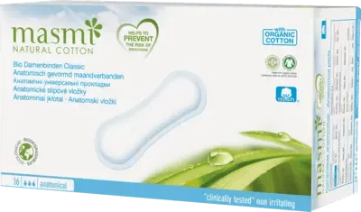 ORGANIC SANITARY PADS Classic 100% organic cotton MASMI