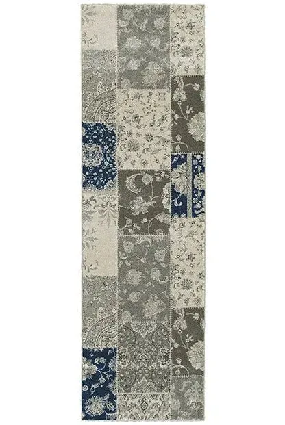 Richmond 1338B Ivory / Grey Rug