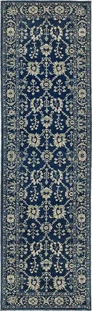 Richmond 8020K Navy / Grey Rug