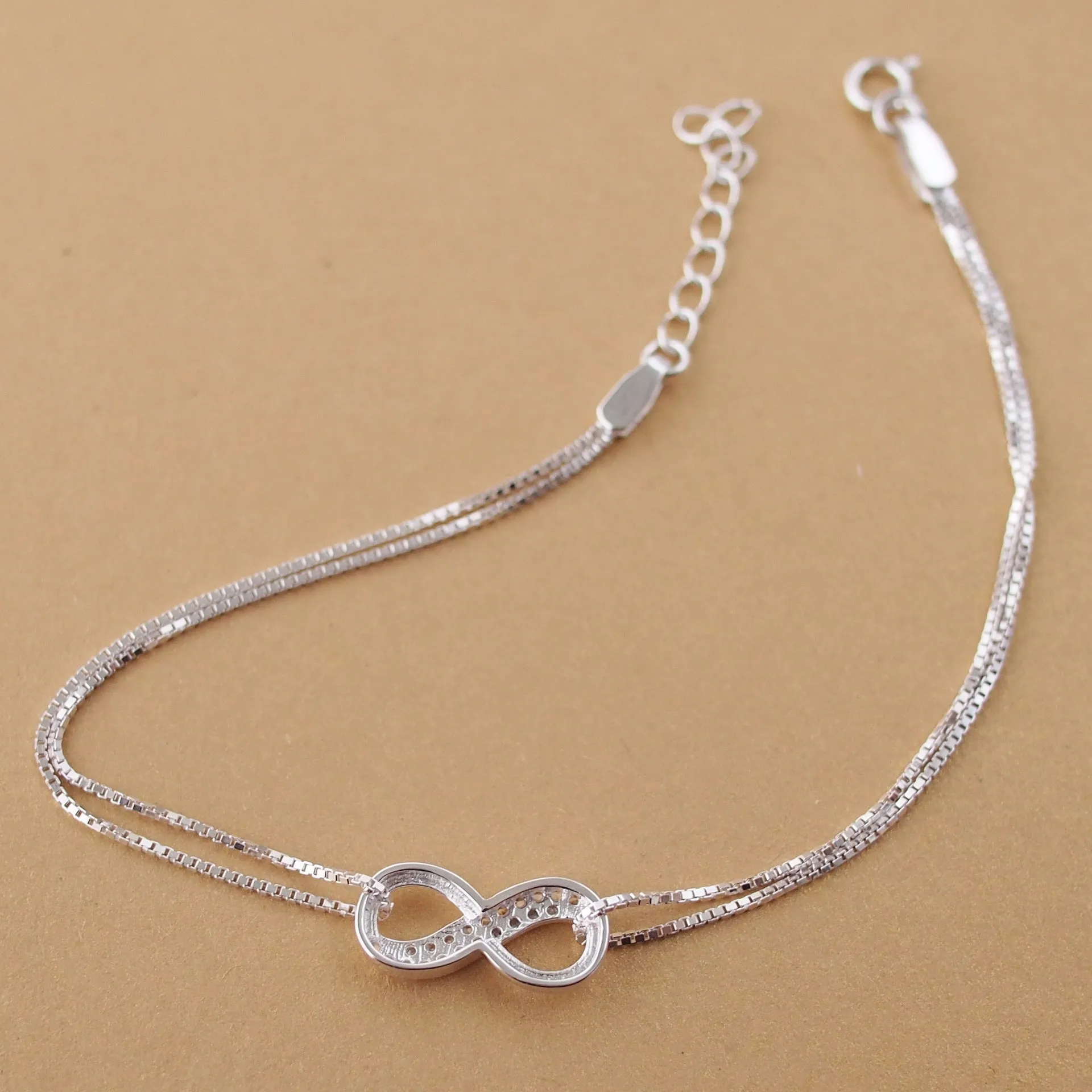 Silver Infinity Bracelet