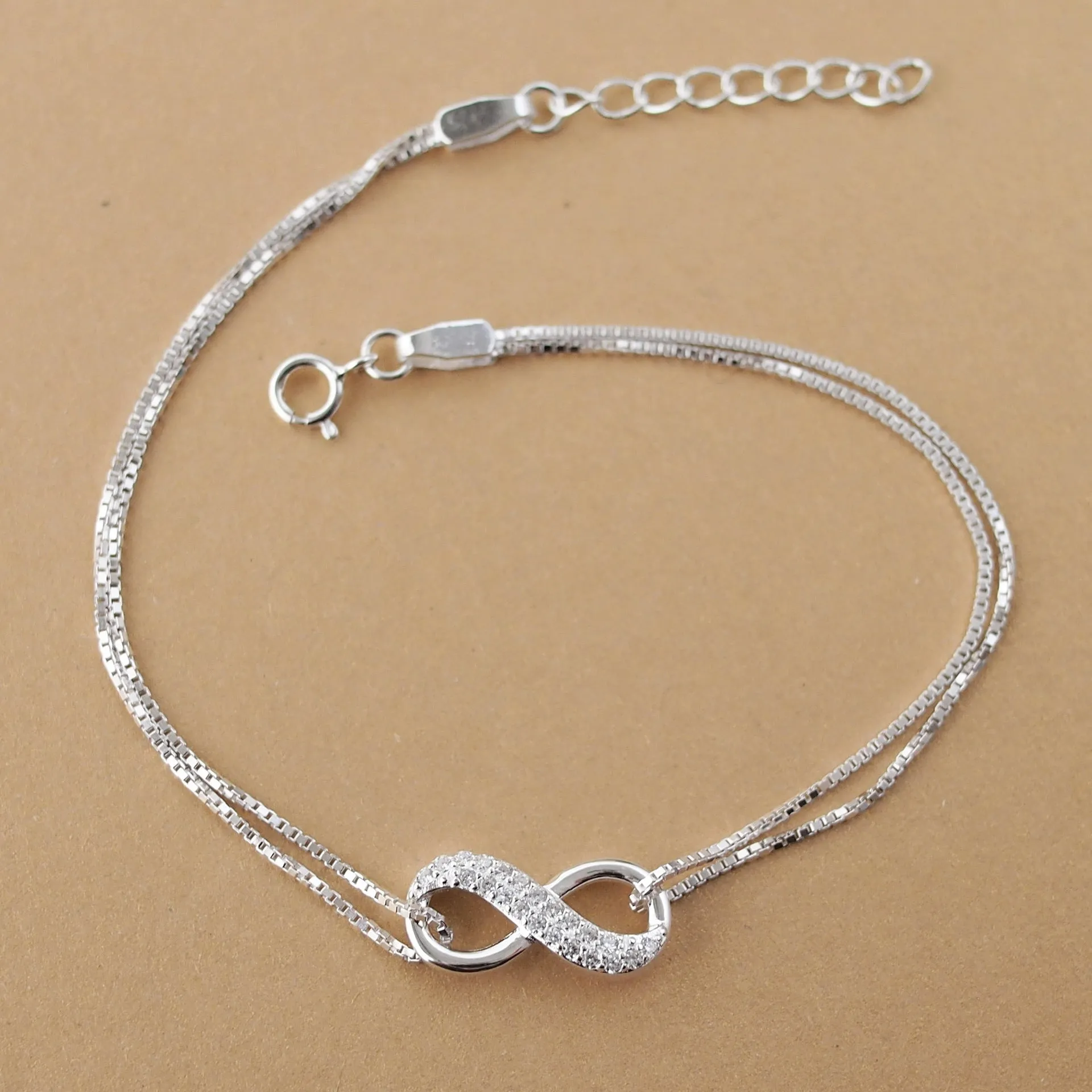 Silver Infinity Bracelet