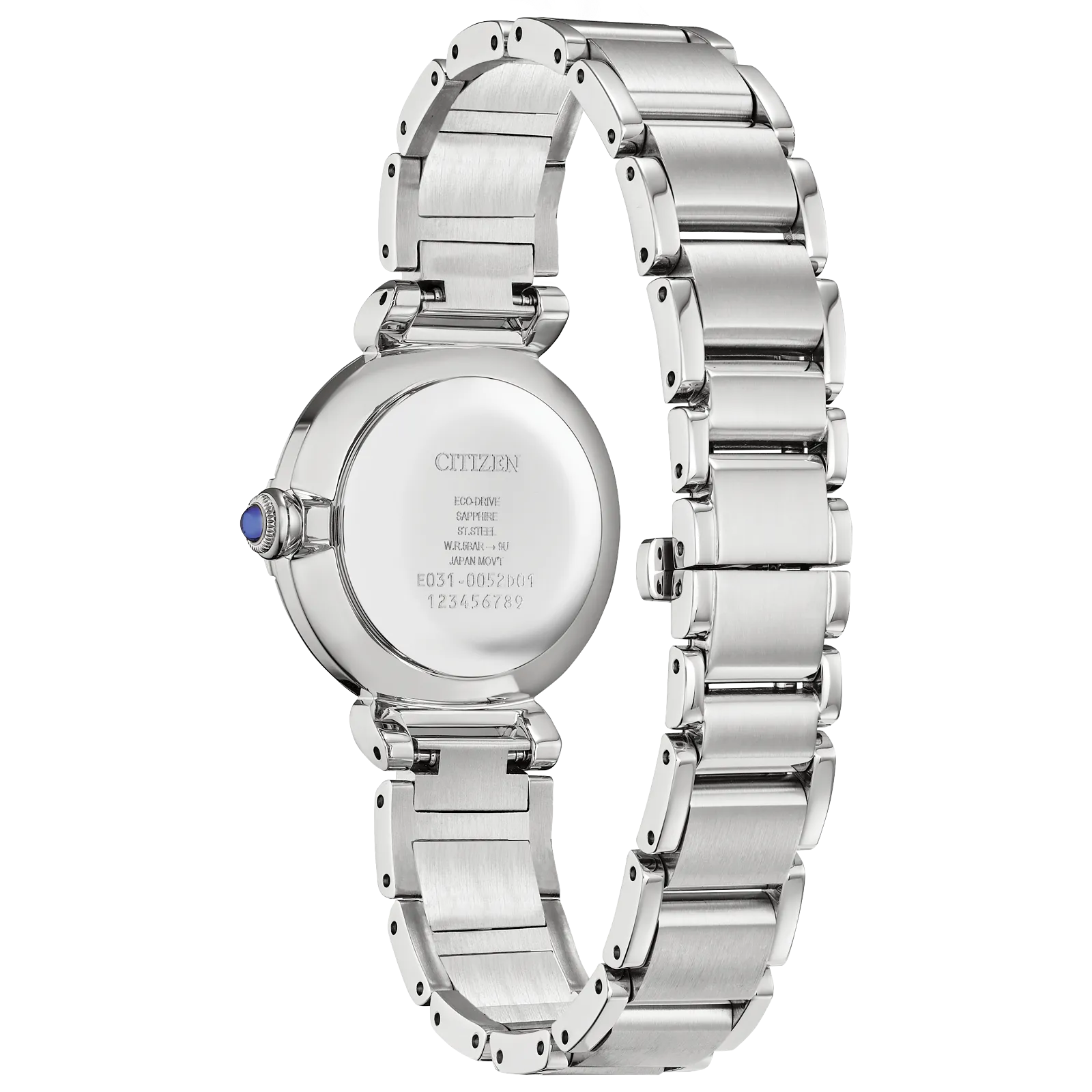 White L Mae Watch in Stainless Steel